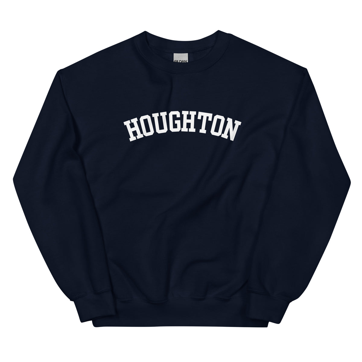 Houghton, Michigan Unisex Sweatshirt - Block Solo