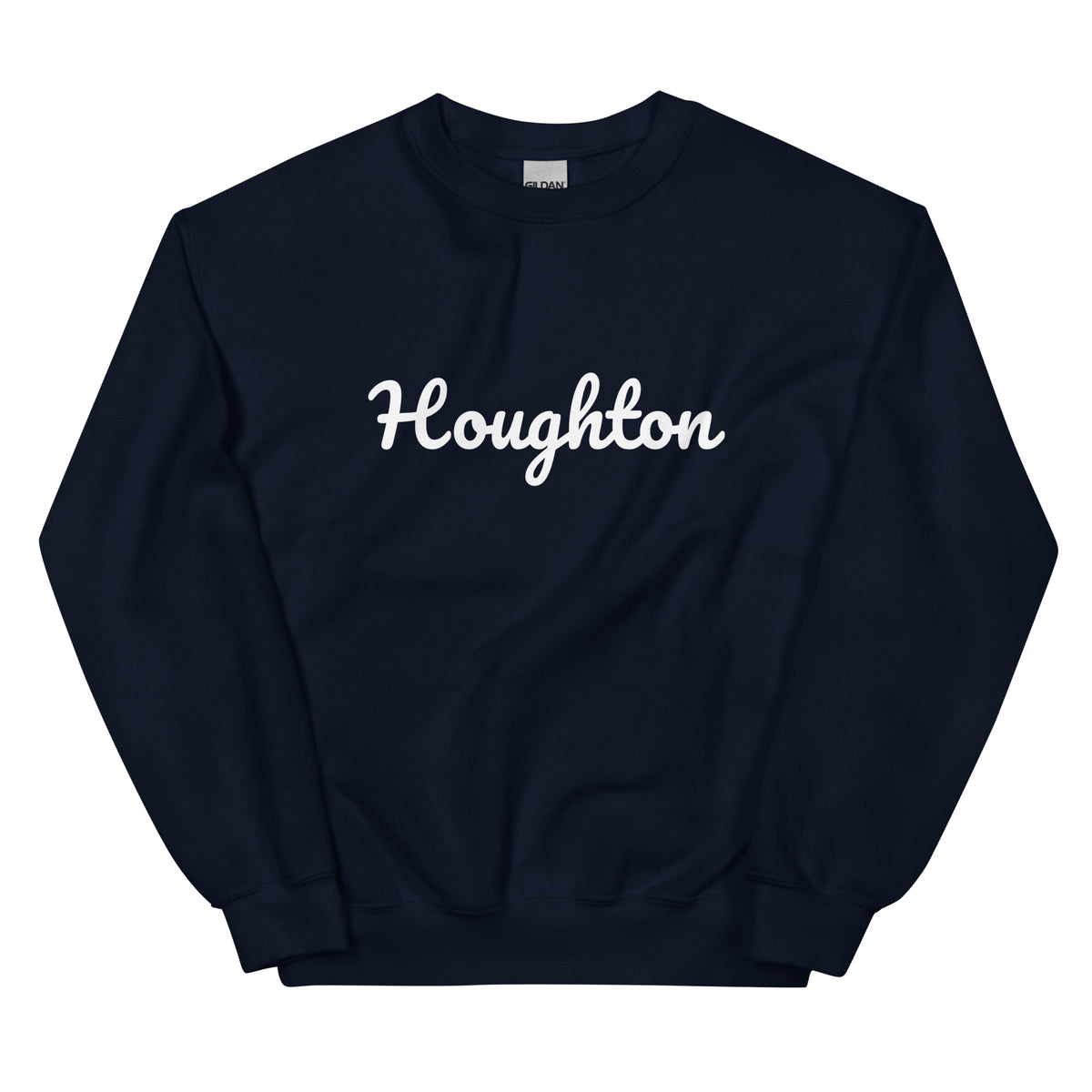 Houghton, Michigan Unisex Sweatshirt - Solo Script
