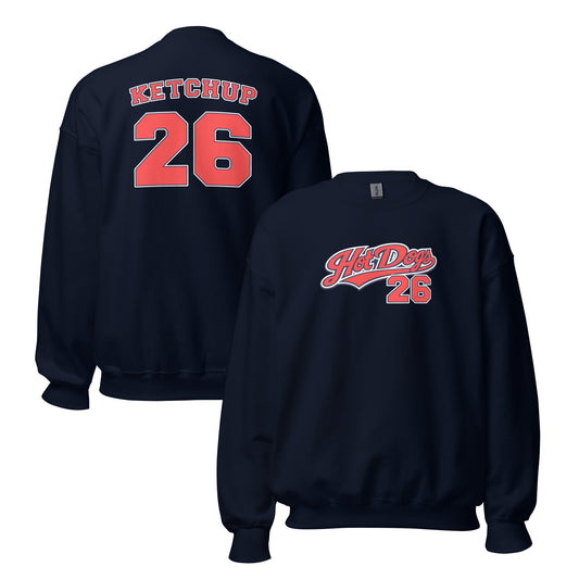 Cleveland Baseball - Hot Dogs Ketchup Crewneck Unisex Sweatshirt