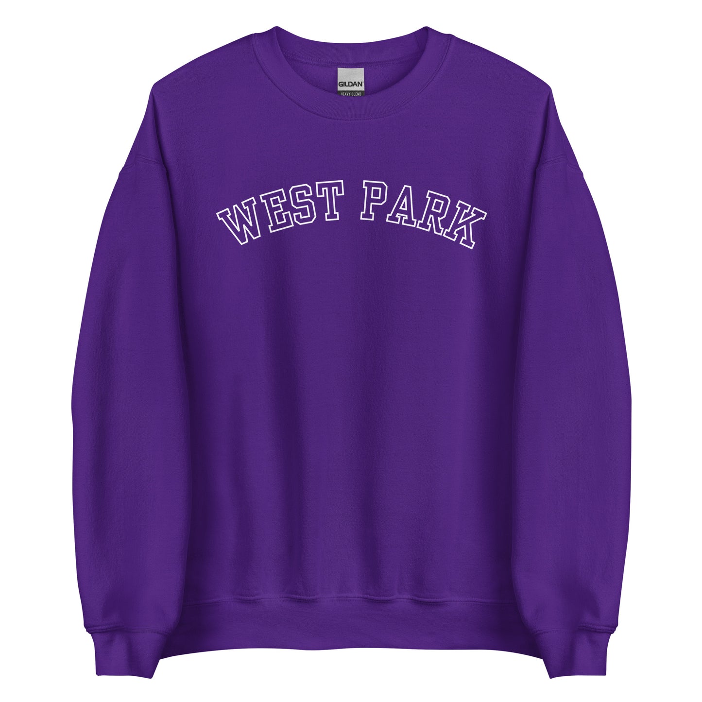 West Park Ohio Block Outline Crewneck Unisex Sweatshirt