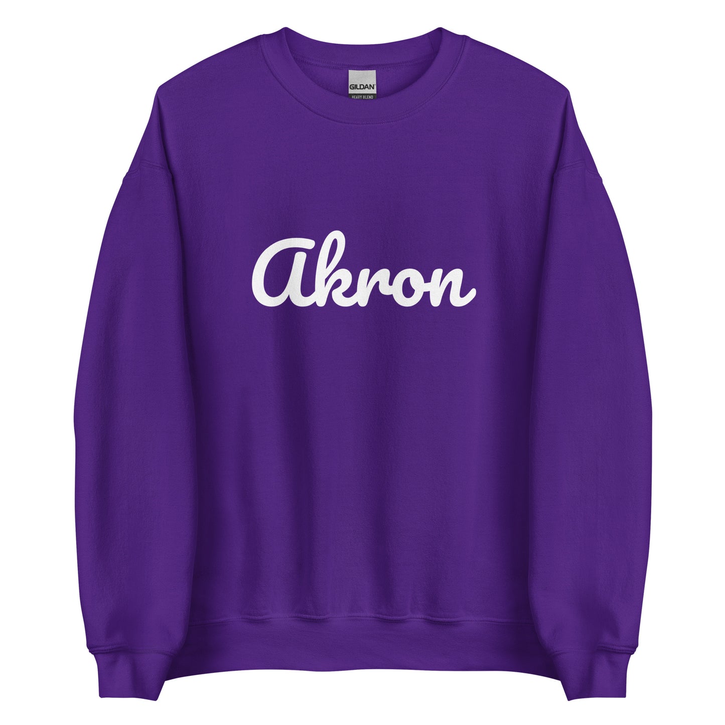 Akron Ohio Solo Script Crewneck Unisex Sweatshirt