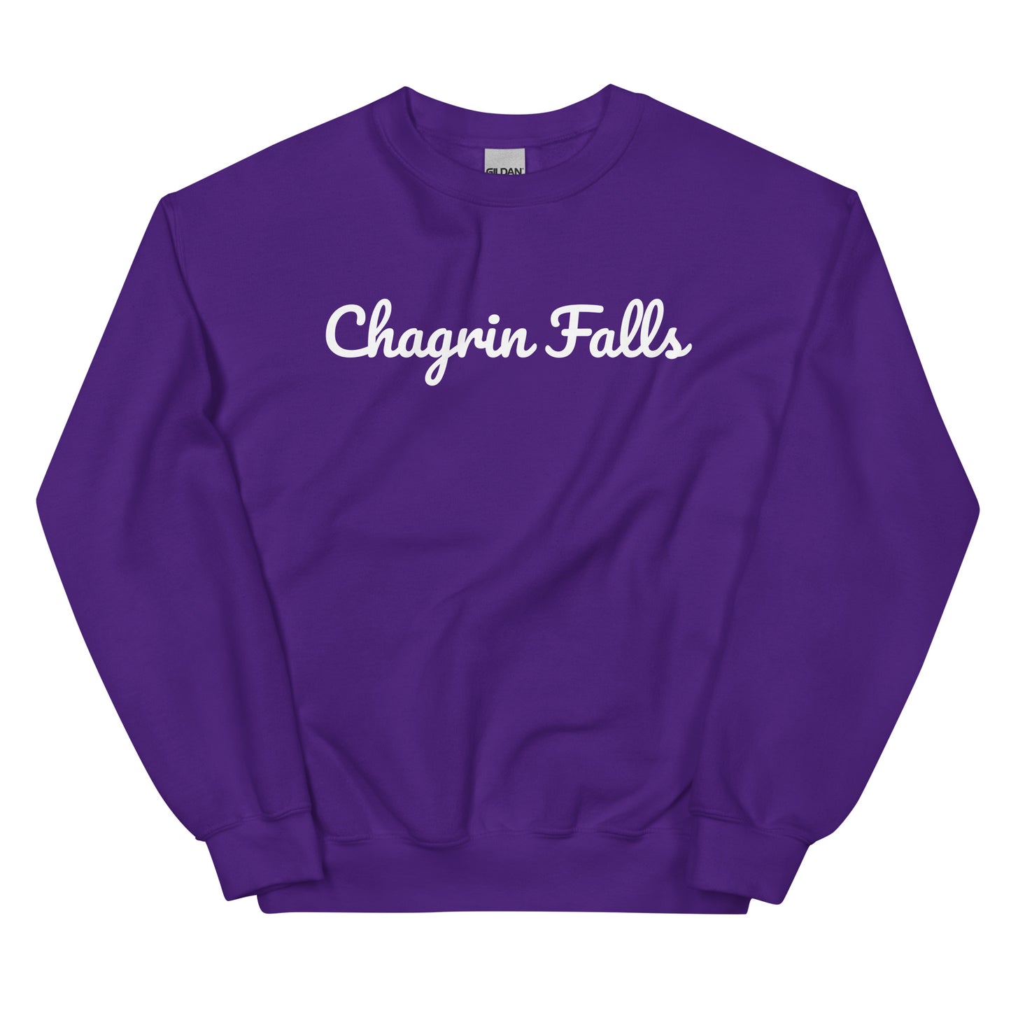Chagrin Falls Ohio Solo Script Crewneck Unisex Sweatshirt