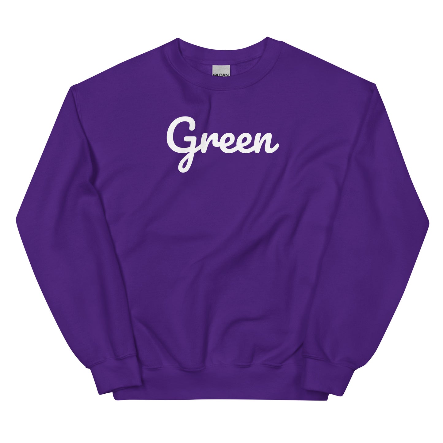 Green Ohio Solo Script Crewneck Unisex Sweatshirt