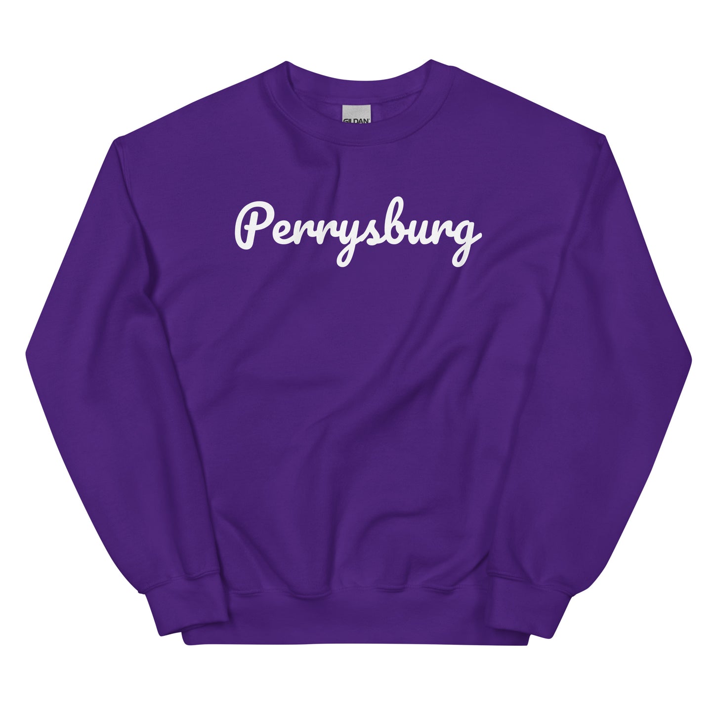 Perrysburg Ohio Solo Script Crewneck Unisex Sweatshirt