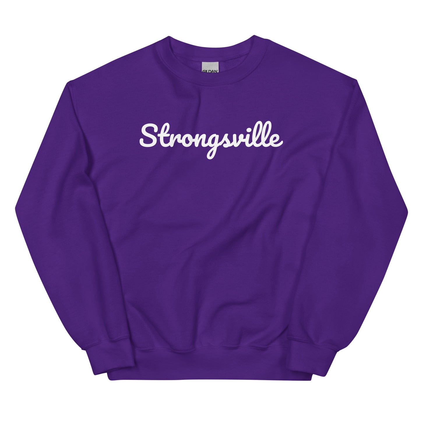 Strongsville Ohio Solo Script Crewneck Unisex Sweatshirt