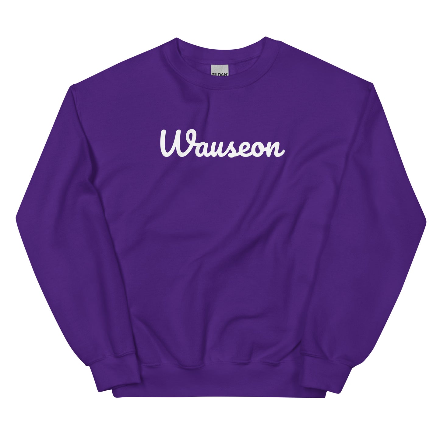 Wauseon Ohio Solo Script Crewneck Unisex Sweatshirt
