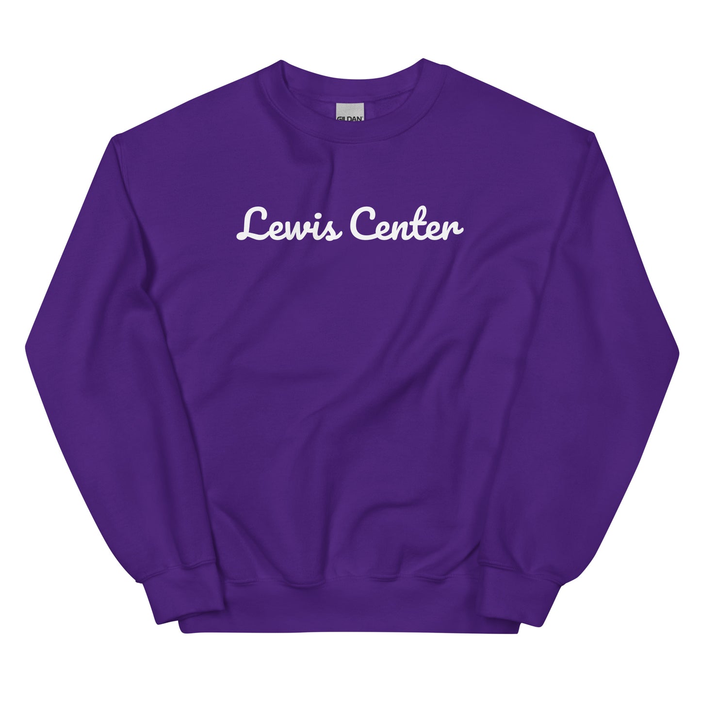 Lewis Center Ohio Solo Script Crewneck Unisex Sweatshirt