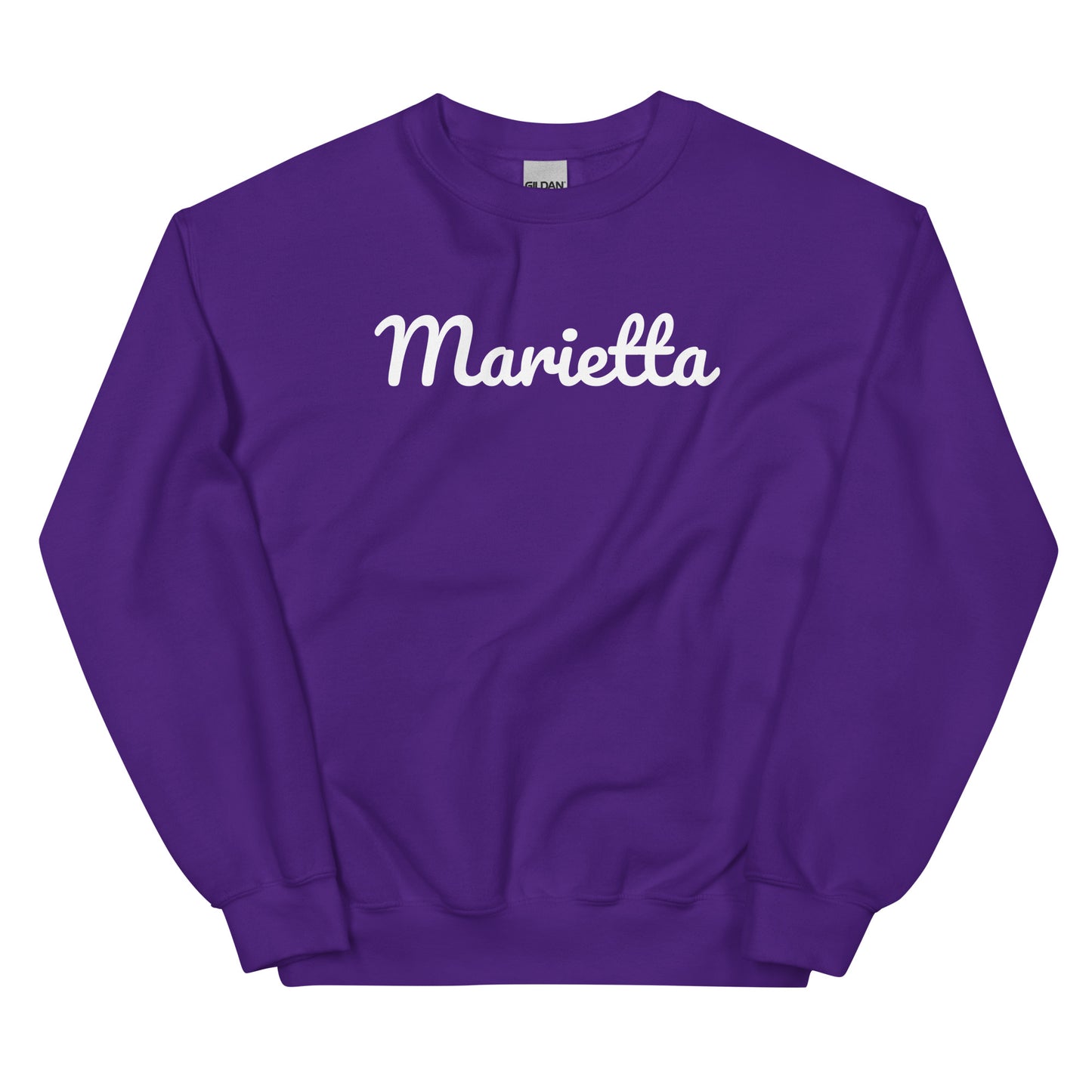 Marietta Ohio Solo Script Crewneck Unisex Sweatshirt