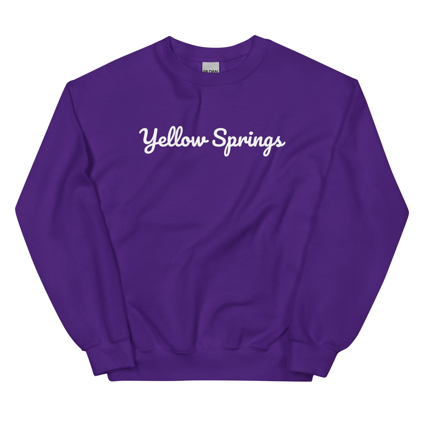 Yellow Springs Ohio Solo Script Crewneck Unisex Sweatshirt
