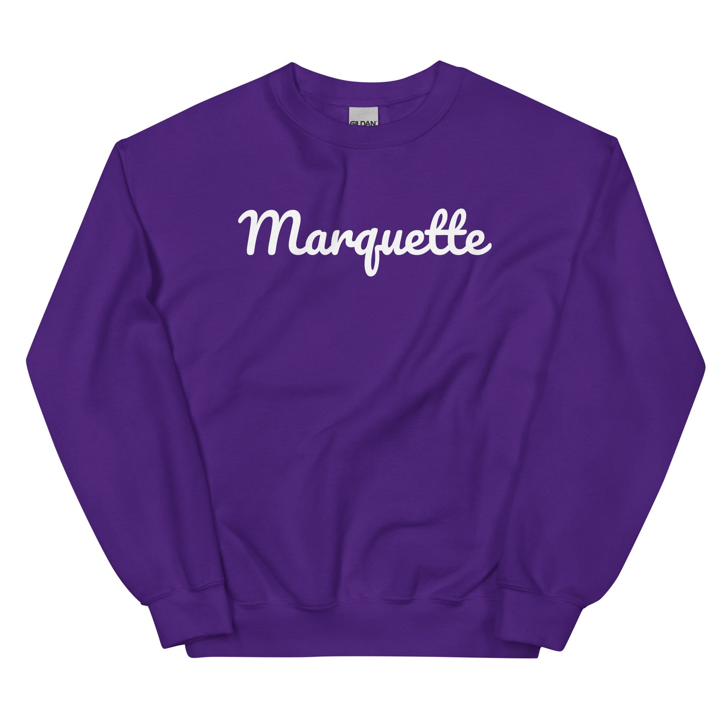 Marquette Michigan Solo Script Crewneck Unisex Sweatshirt