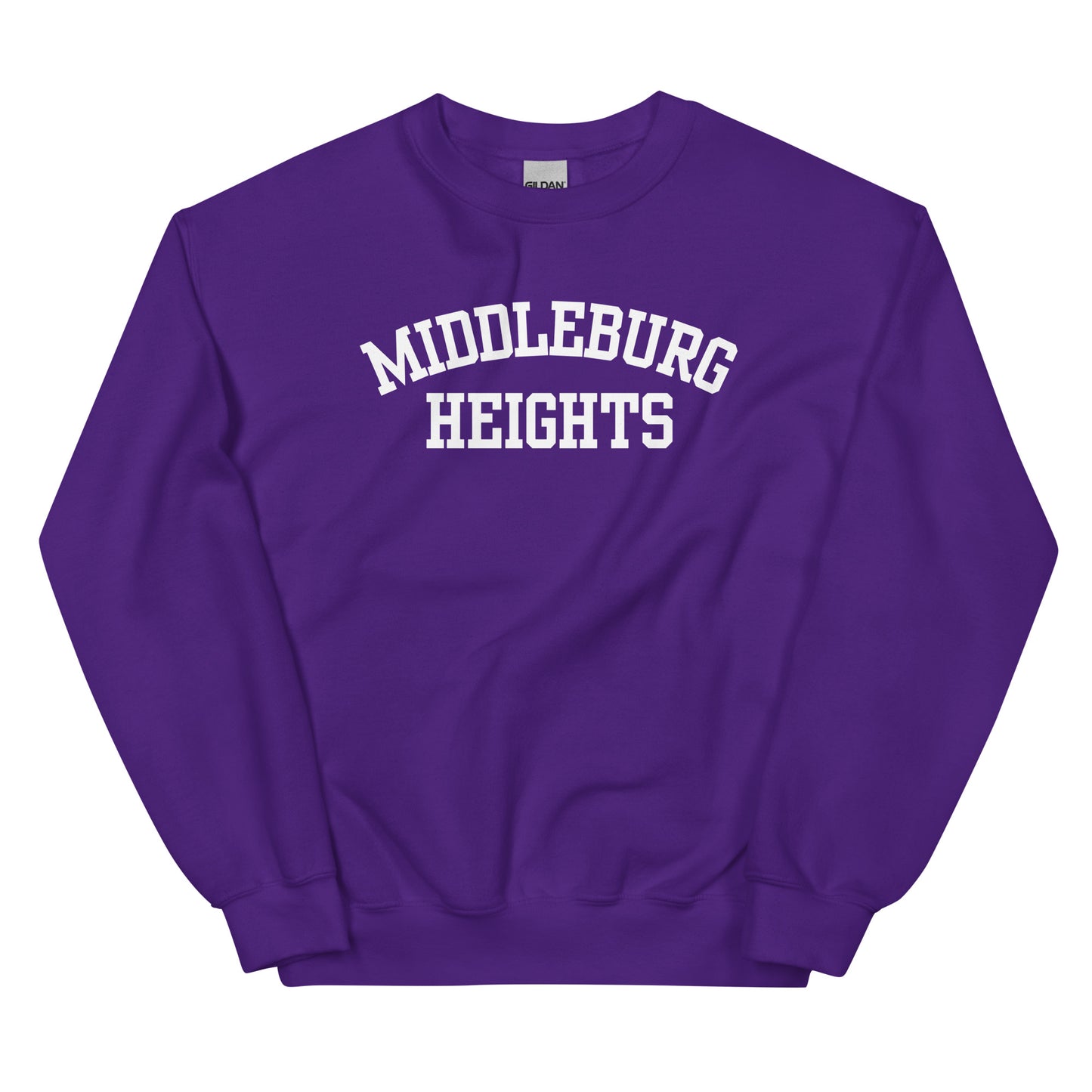 Middleburg Heights Ohio Block Solo Crewneck Unisex Sweatshirt