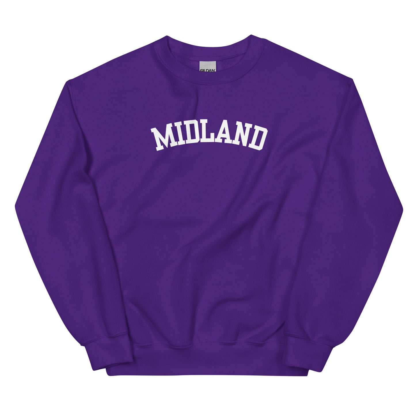 Midland Michigan Block Solo Crewneck Unisex Sweatshirt
