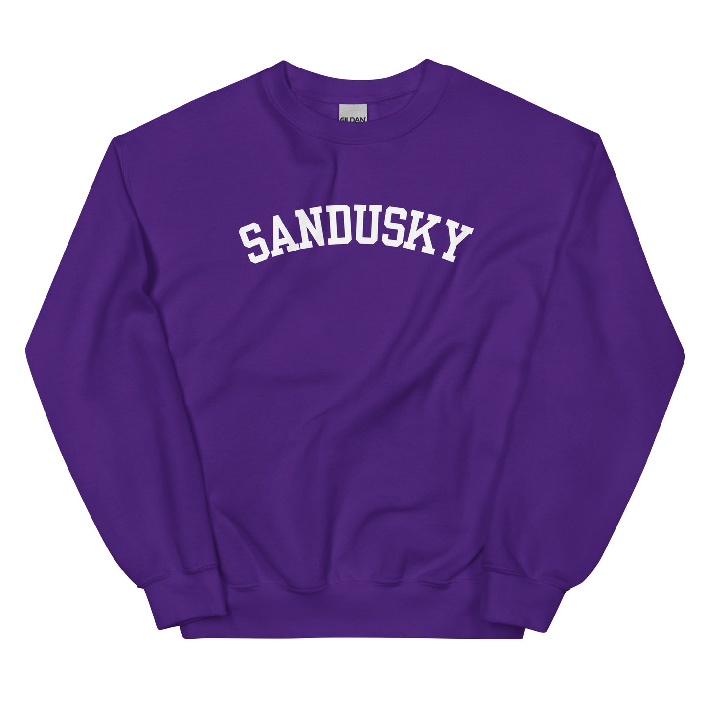 Sandusky Ohio Block Solo Crewneck Unisex Sweatshirt