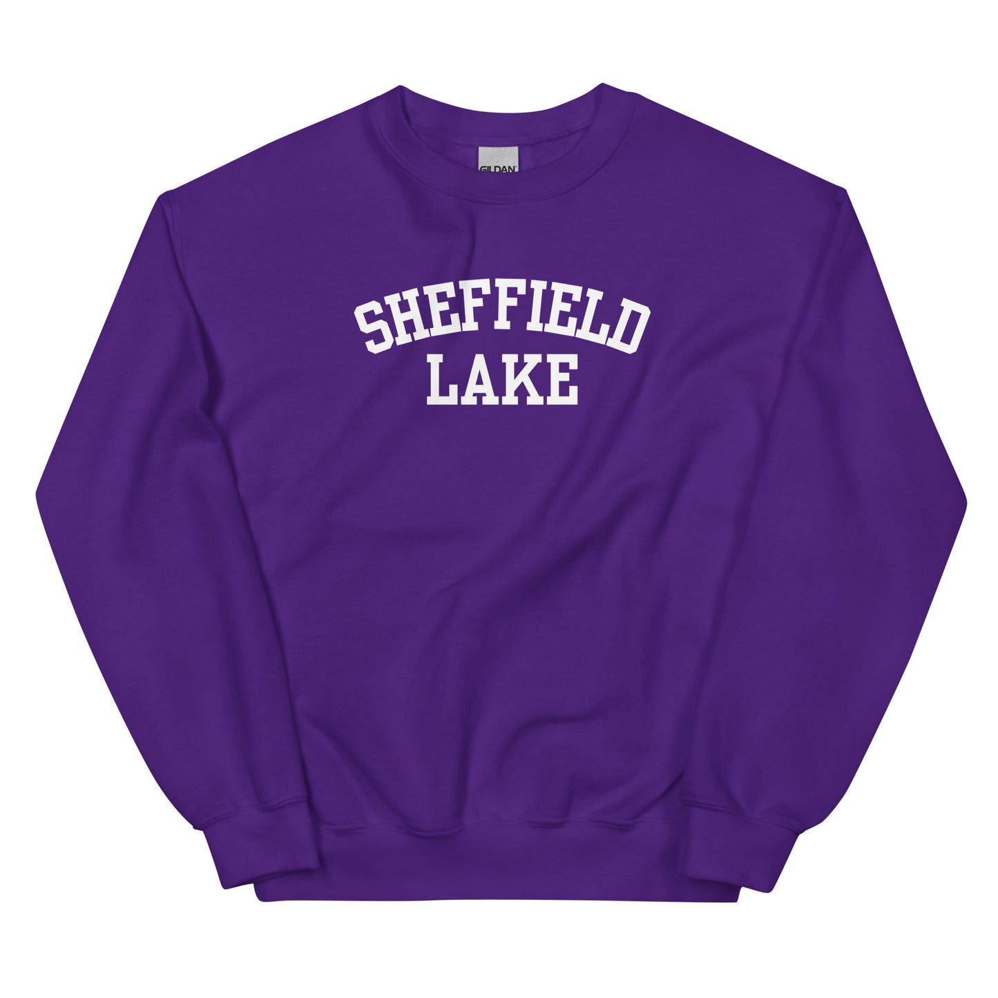 Sheffield Lake Ohio Block Solo Crewneck Unisex Sweatshirt