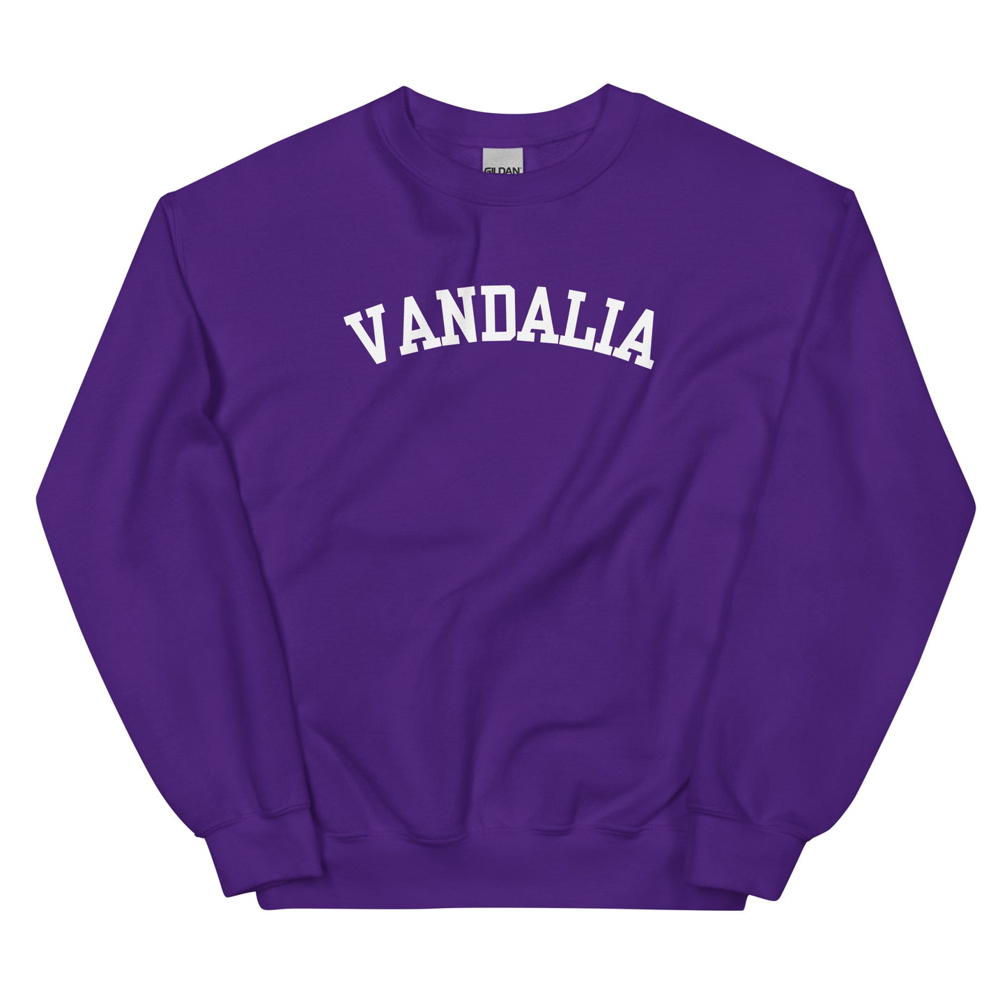 Vandalia Ohio Block Solo Crewneck Unisex Sweatshirt