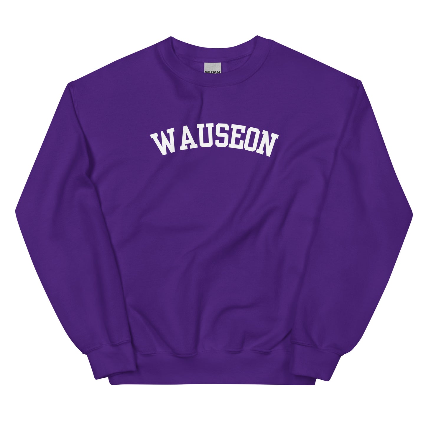 Wauseon Ohio Block Solo Crewneck Unisex Sweatshirt