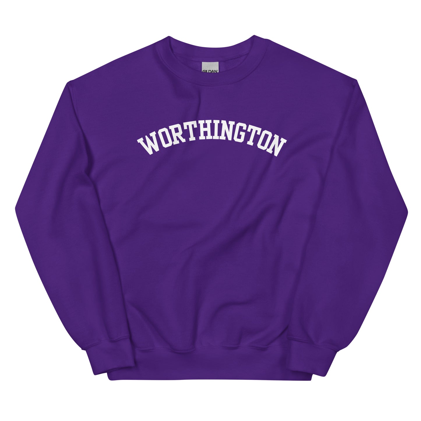 Worthington Ohio Block Solo Crewneck Unisex Sweatshirt