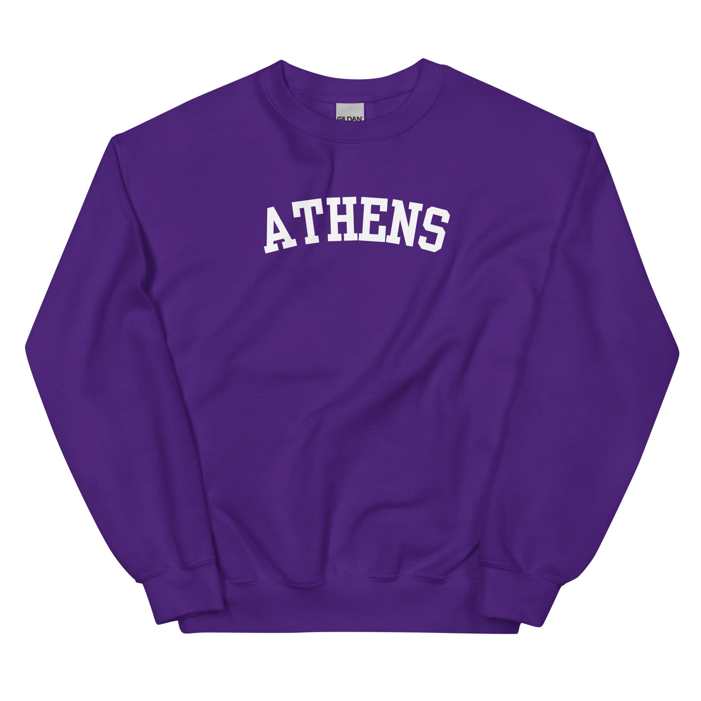 Athens Ohio Block Solo Crewneck Unisex Sweatshirt