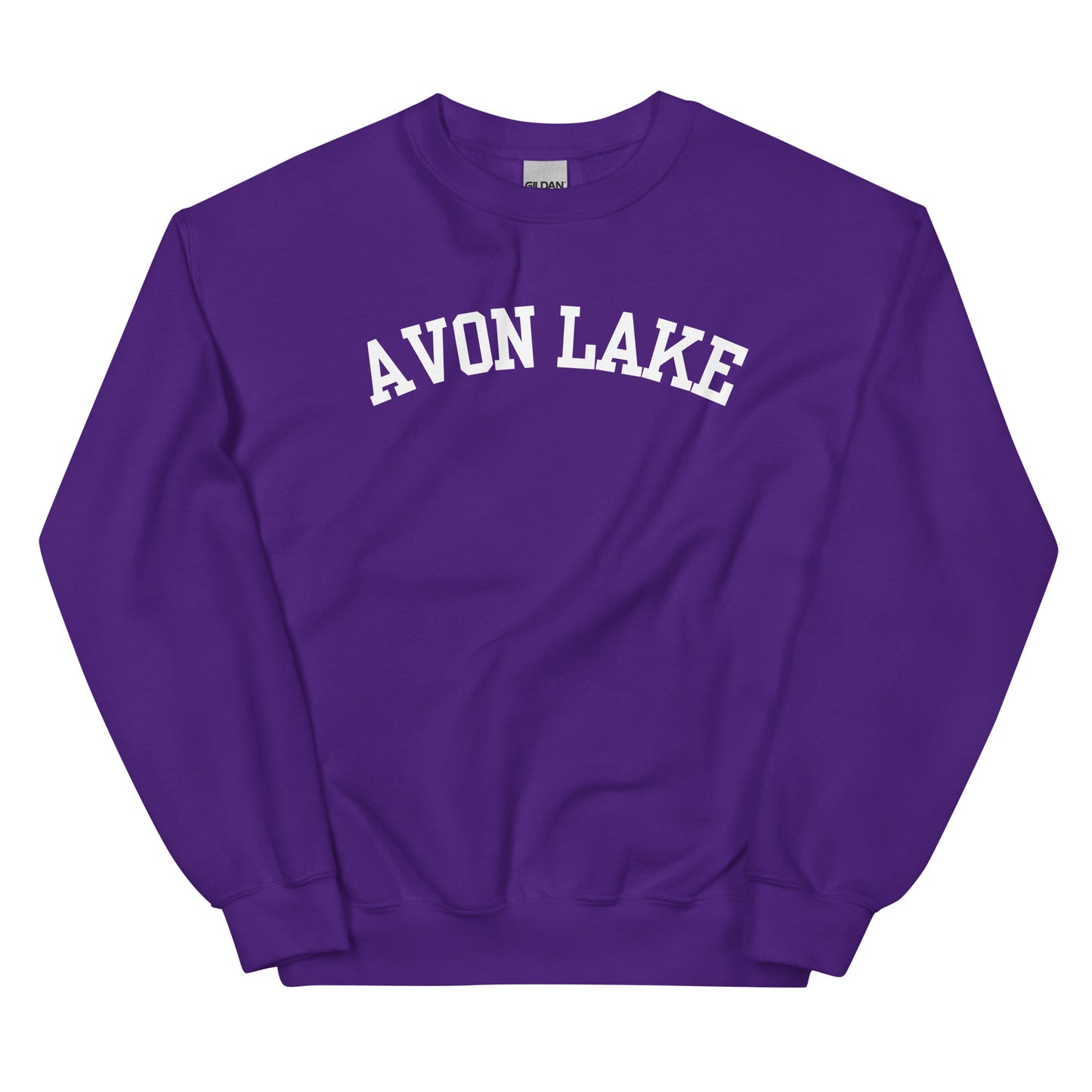 Avon Lake Ohio Block Solo Crewneck Unisex Sweatshirt