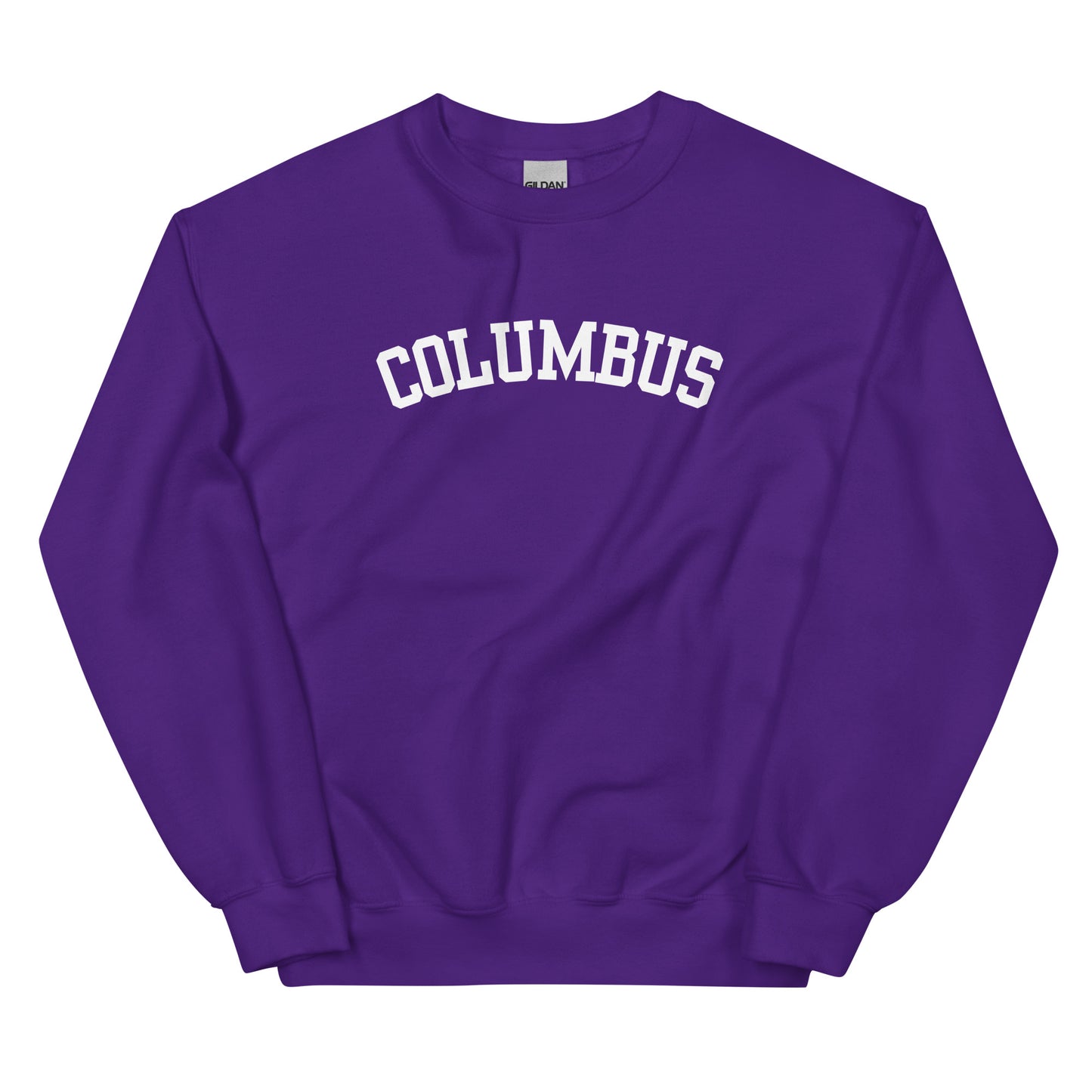 Columbus Ohio Block Solo Crewneck Unisex Sweatshirt