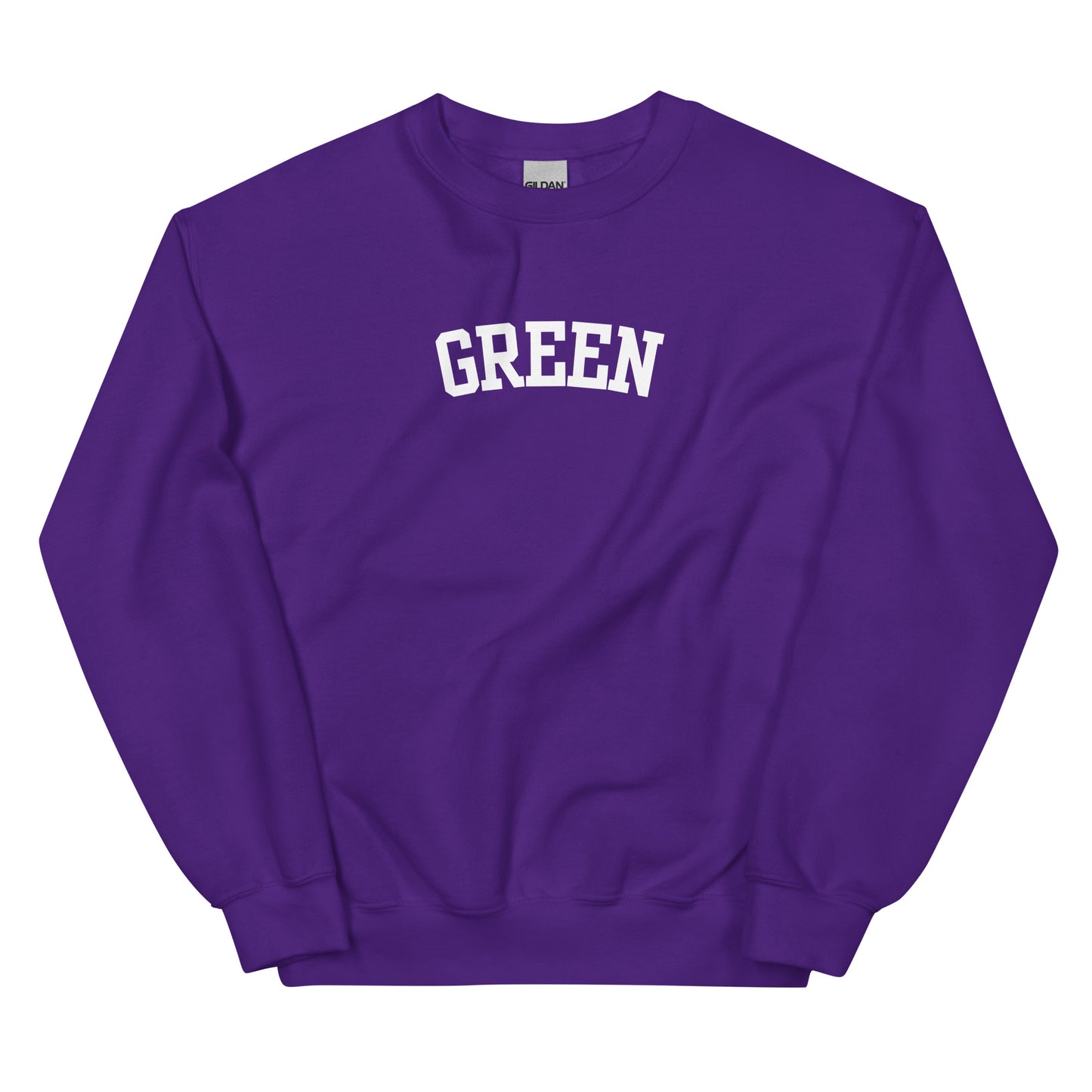 Green Ohio Block Solo Crewneck Unisex Sweatshirt