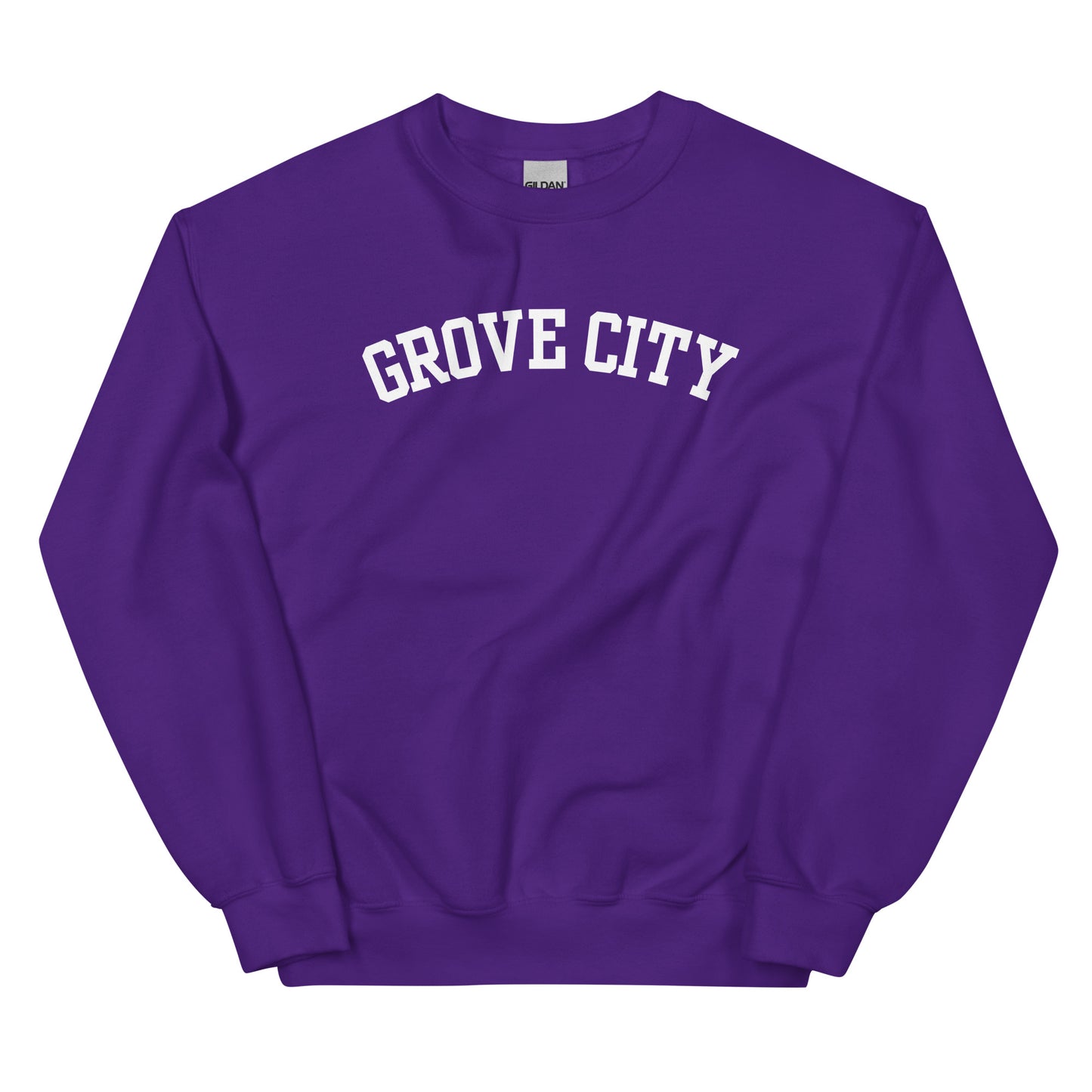 Grove City Ohio Block Solo Crewneck Unisex Sweatshirt
