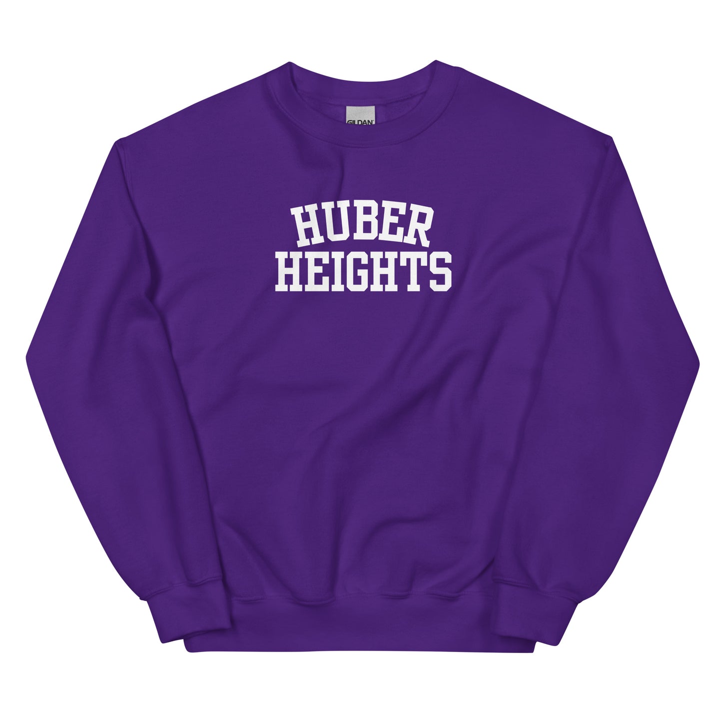 Huber Heights Ohio Block Solo Crewneck Unisex Sweatshirt
