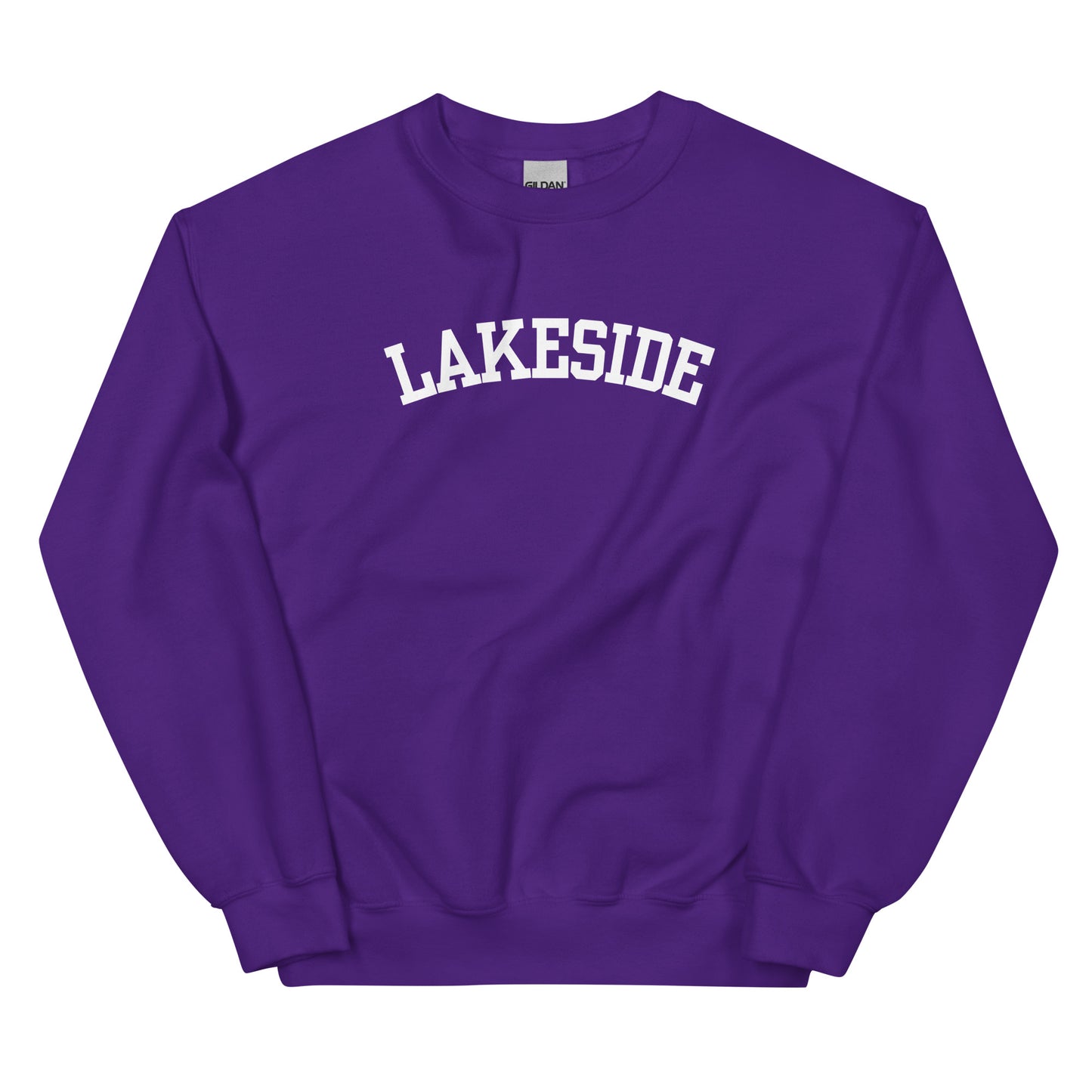 Lakeside Ohio Block Solo Crewneck Unisex Sweatshirt