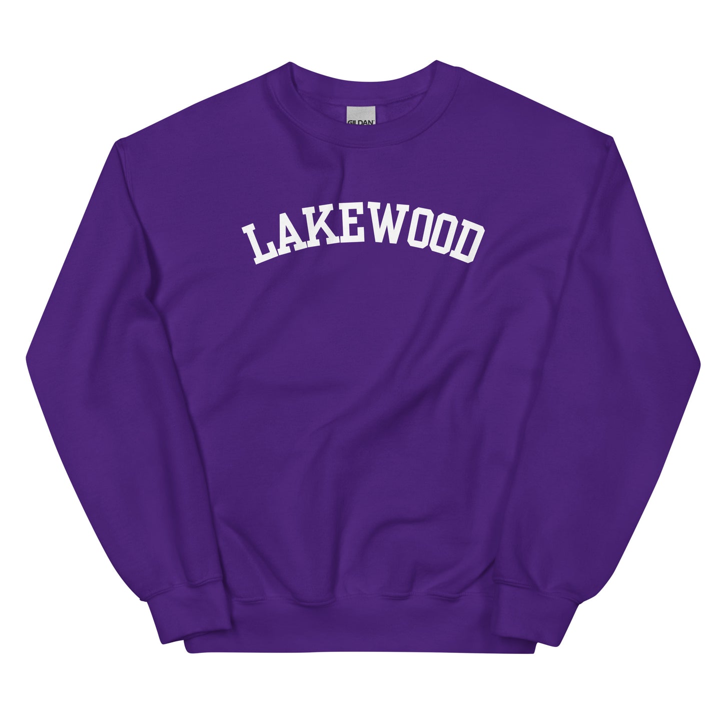 Lakewood Ohio Block Solo Crewneck Unisex Sweatshirt