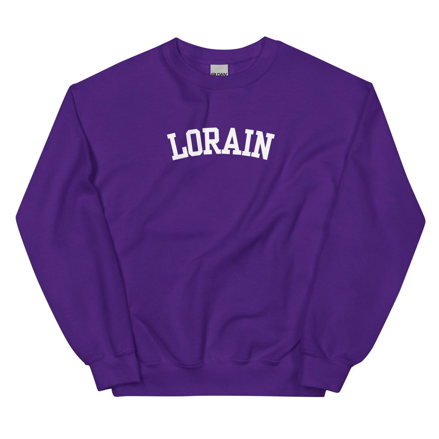Lorain Ohio Block Solo Crewneck Unisex Sweatshirt