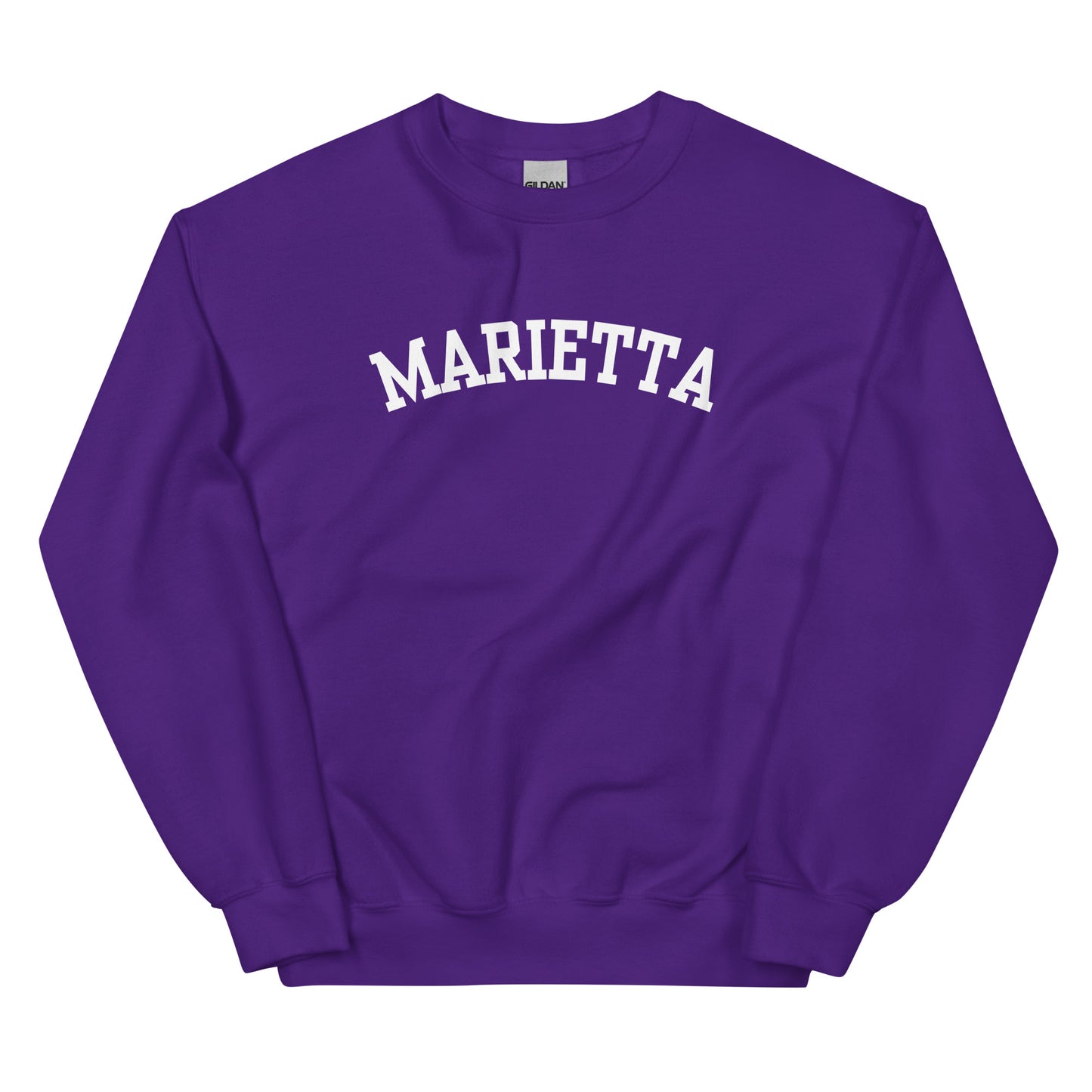 Marietta Ohio Block Solo Crewneck Unisex Sweatshirt