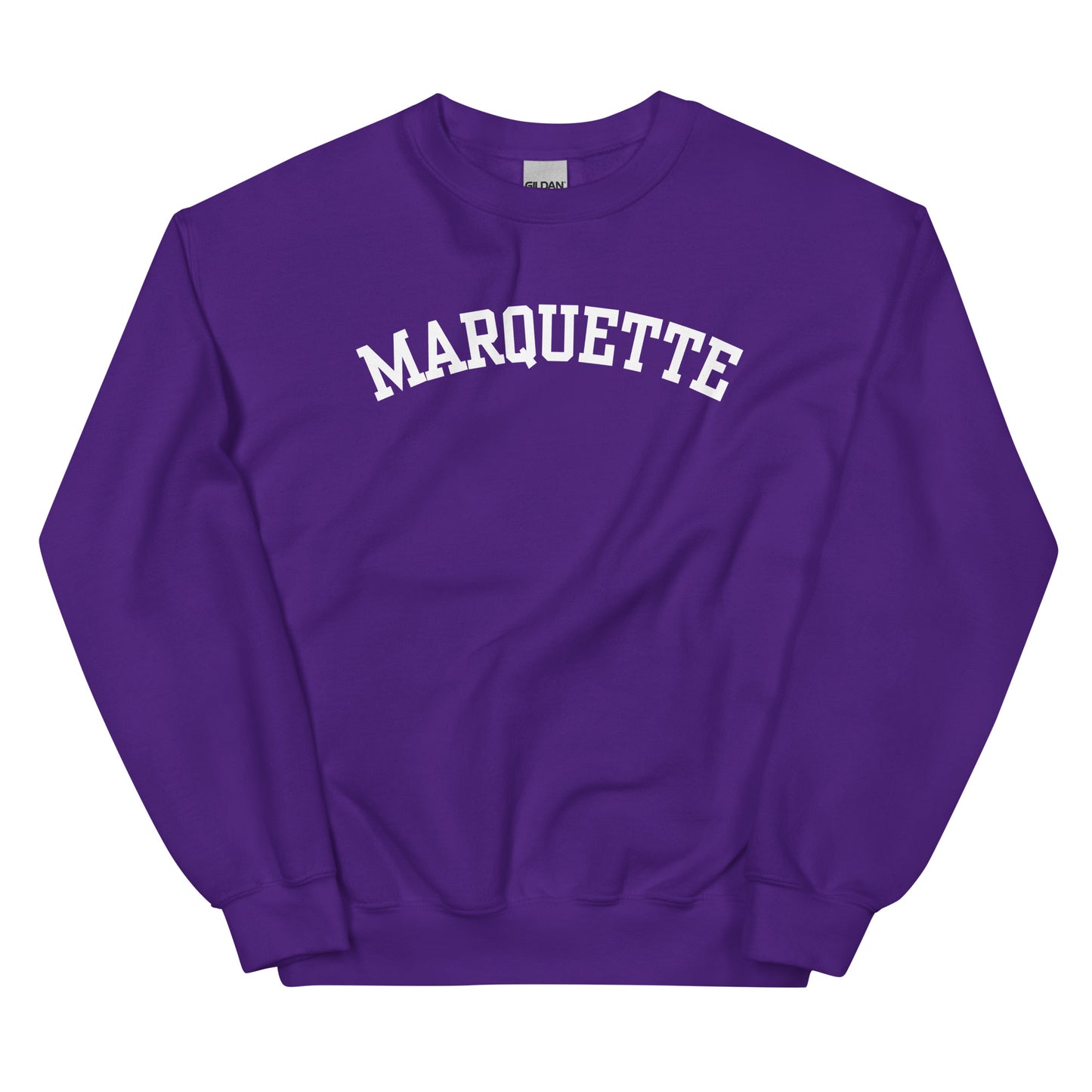 Marquette Michigan Block Solo Crewneck Unisex Sweatshirt
