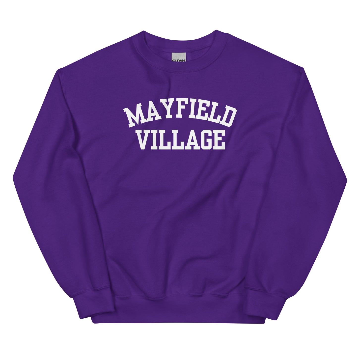 Mayfield Village Ohio Block Solo Crewneck Unisex Sweatshirt