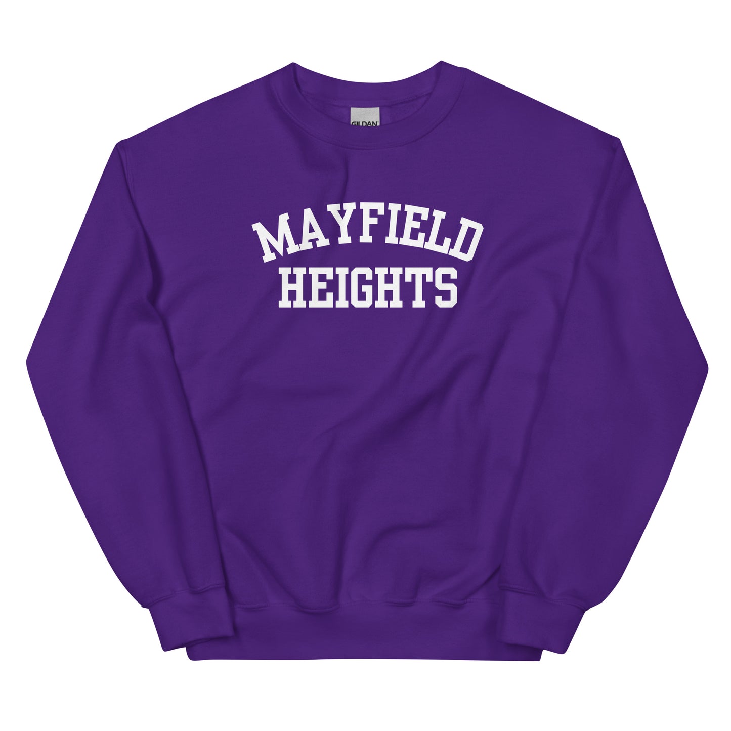 Mayfield Heights Ohio Block Solo Crewneck Unisex Sweatshirt