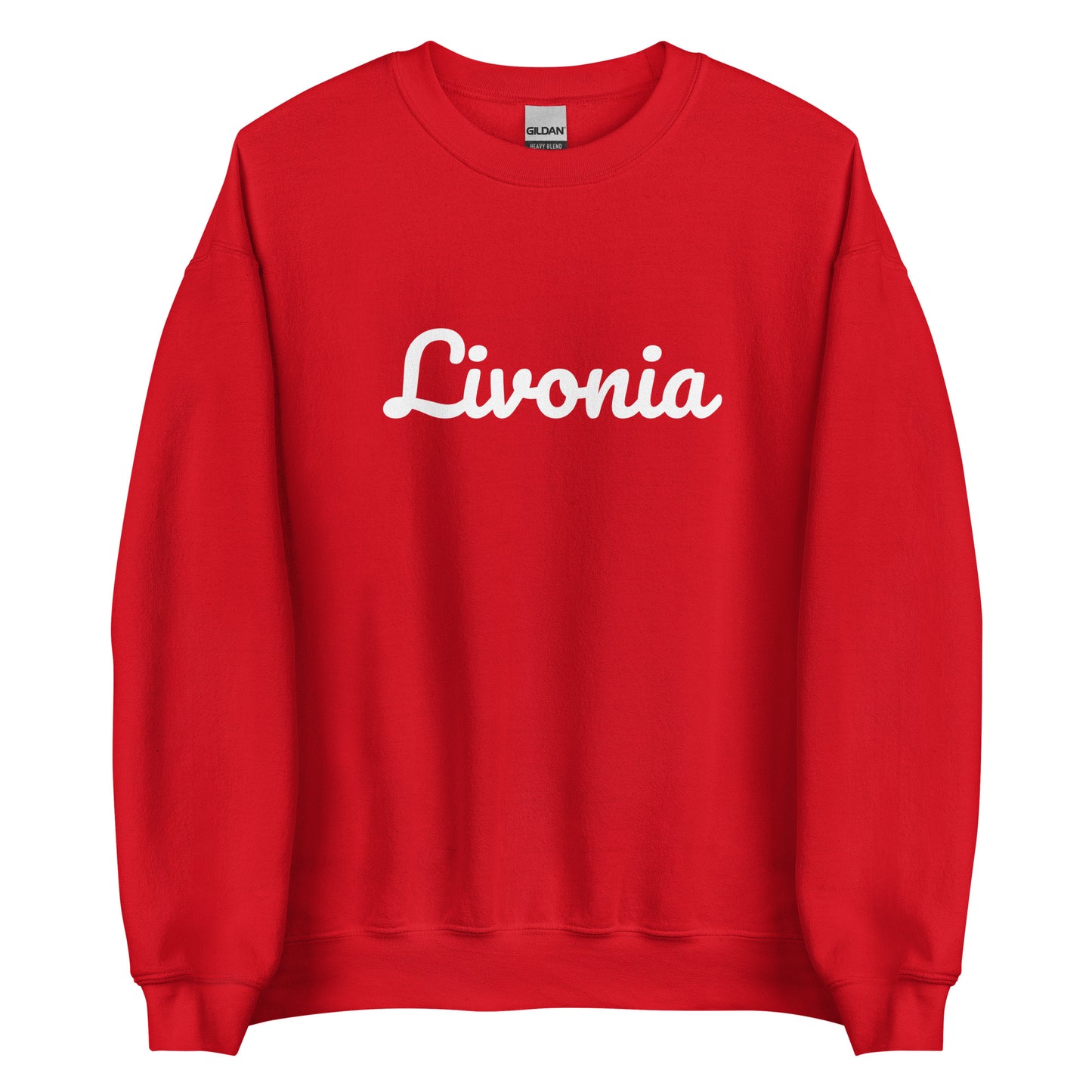 Livonia Michigan Solo Script Unisex Sweatshirt