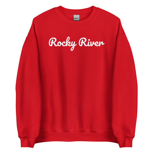 Rocky River Solo Script Crewneck Unisex Sweatshirt