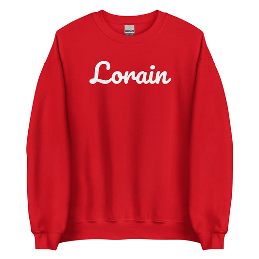Lorain Ohio Solo Script Crewneck Unisex Sweatshirt