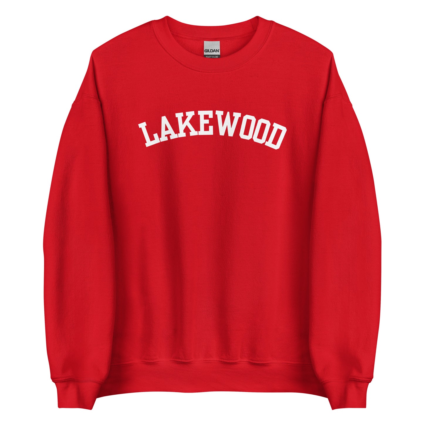 Lakewood Ohio Block Solo Crewneck Unisex Sweatshirt