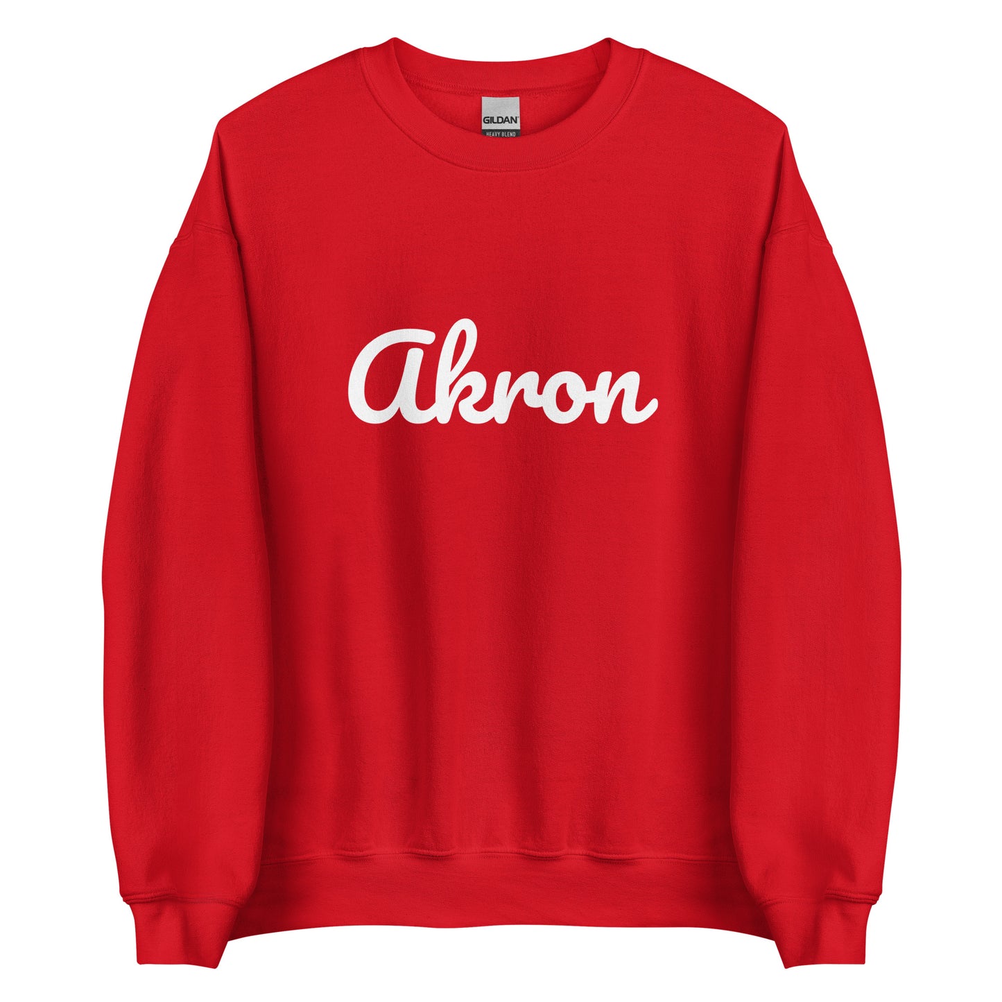 Akron Ohio Solo Script Crewneck Unisex Sweatshirt