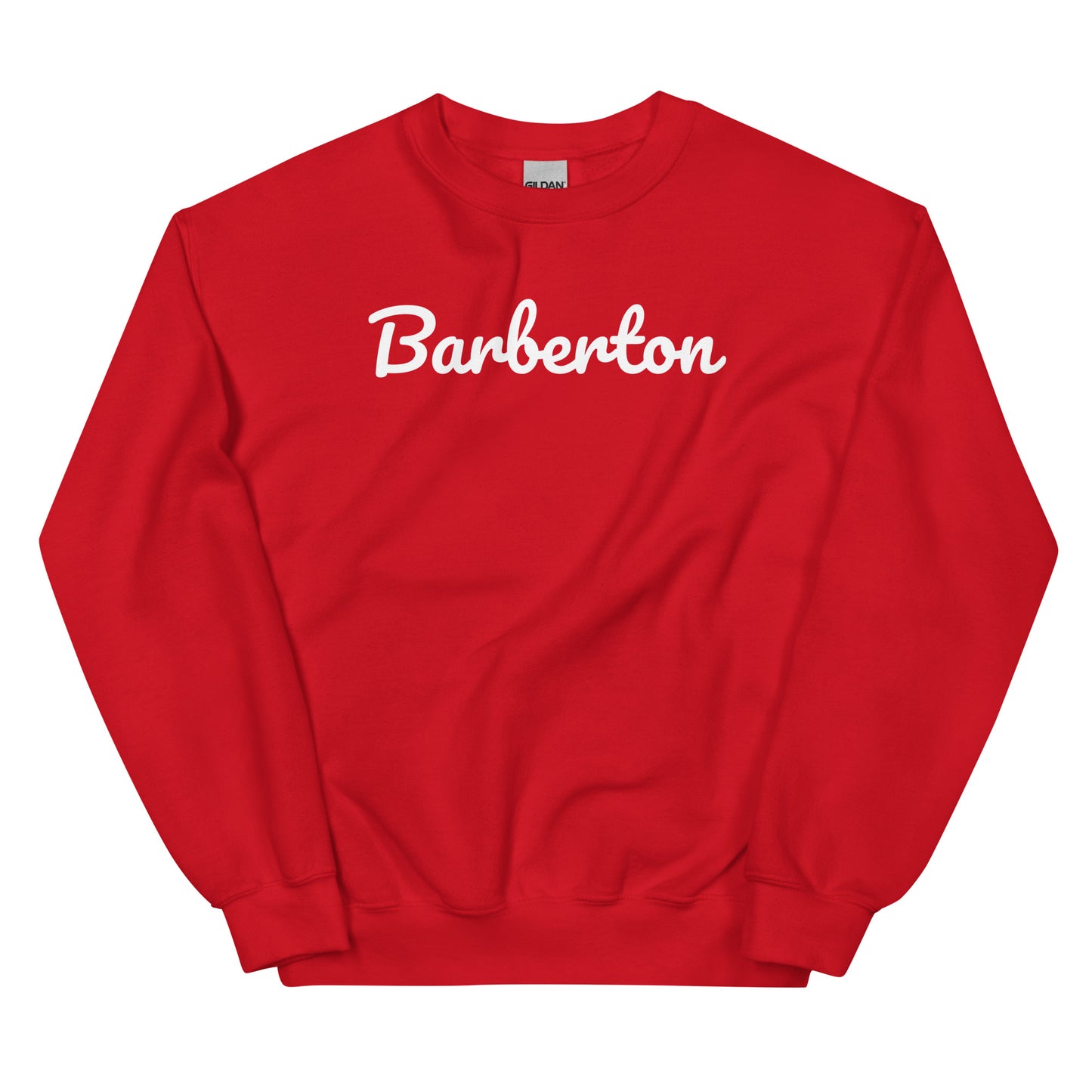 Barberton Ohio Solo Script Crewneck Unisex Sweatshirt