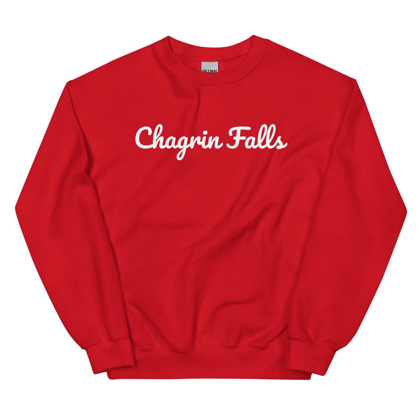 Chagrin Falls Ohio Solo Script Crewneck Unisex Sweatshirt