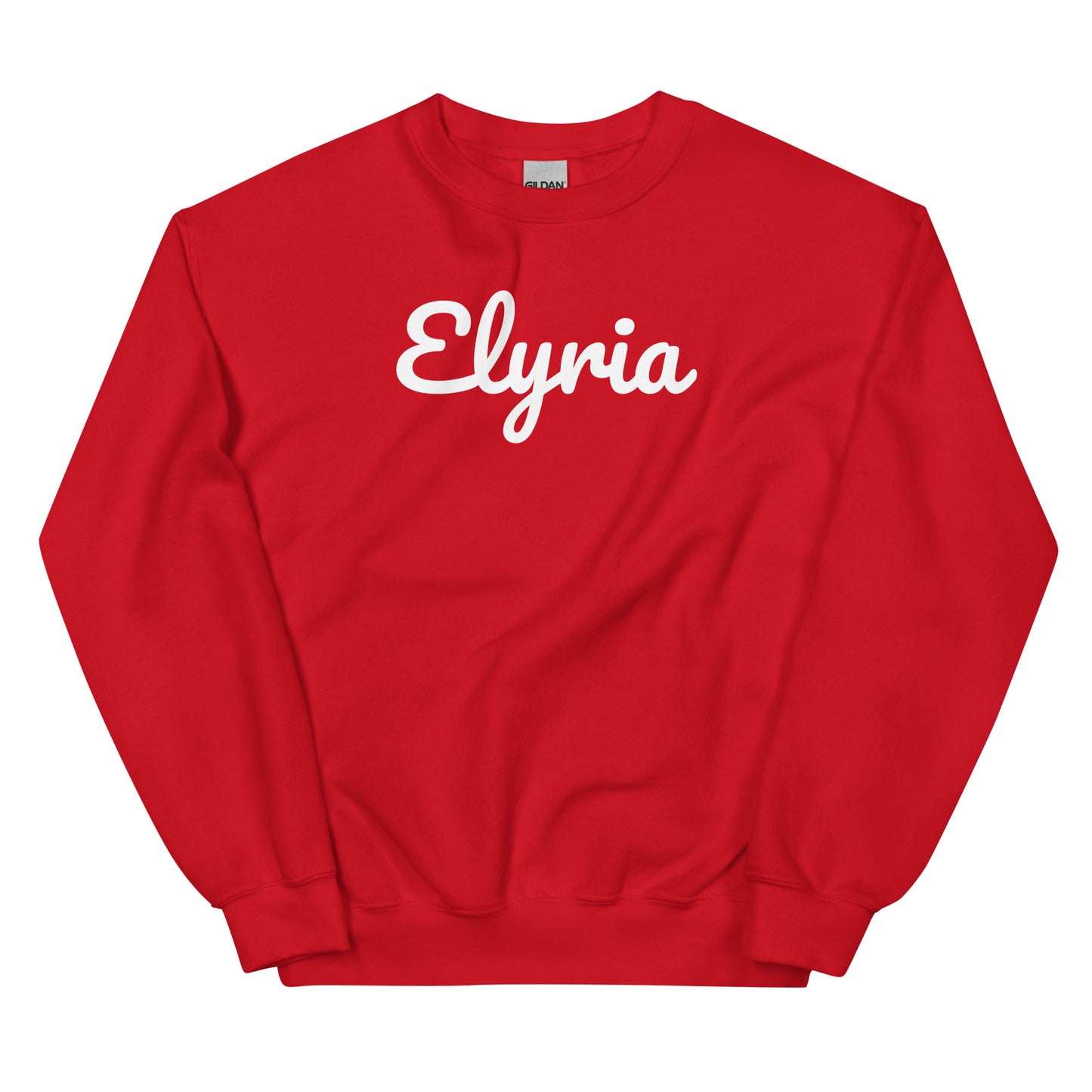 Elyria Ohio Solo Script Crewneck Unisex Sweatshirt