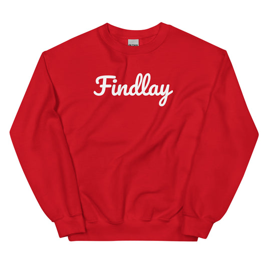 Findlay Ohio Solo Script Crewneck Unisex Sweatshirt