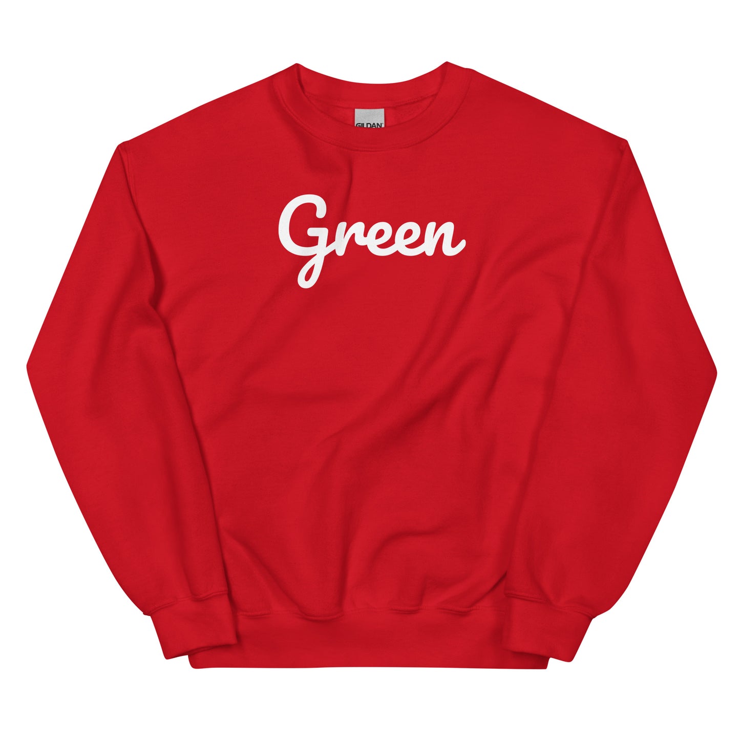 Green Ohio Solo Script Crewneck Unisex Sweatshirt