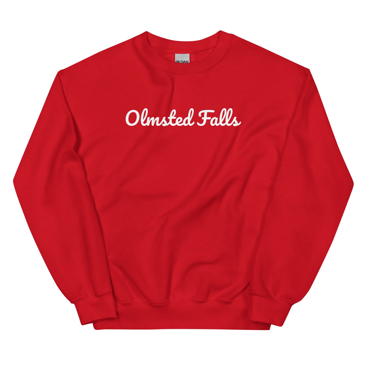 Olmsted Falls Ohio Solo Script Crewneck Unisex Sweatshirt