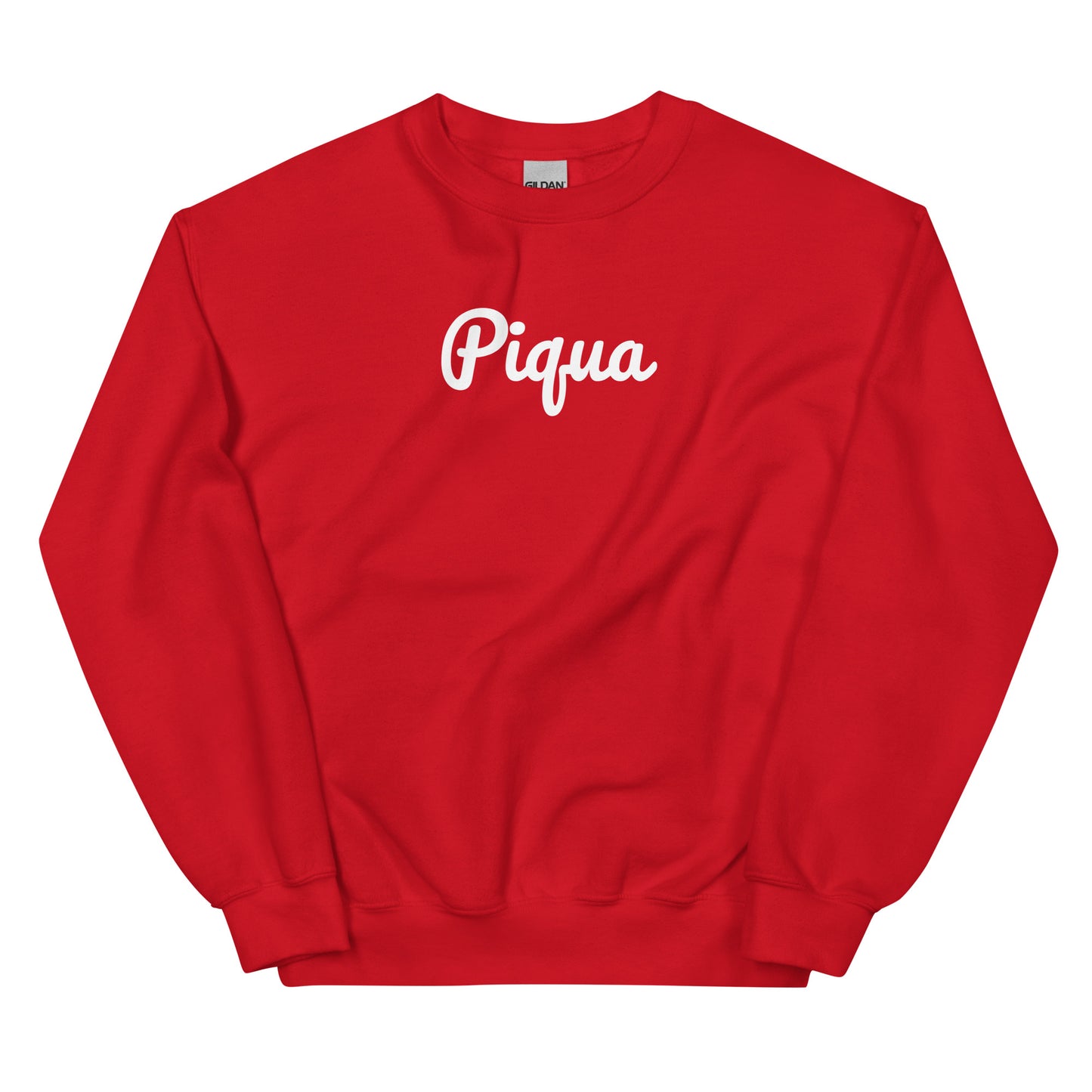 Piqua Ohio Solo Script Crewneck Unisex Sweatshirt