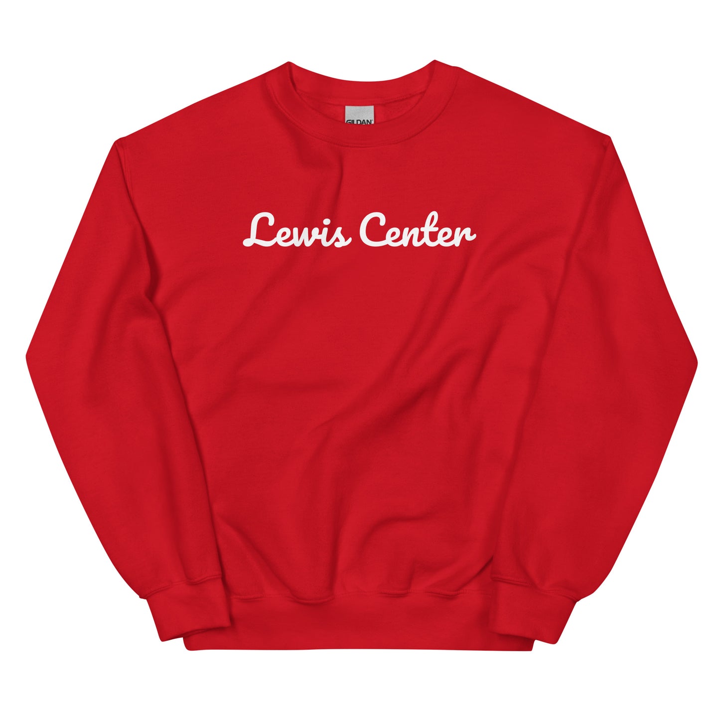 Lewis Center Ohio Solo Script Crewneck Unisex Sweatshirt