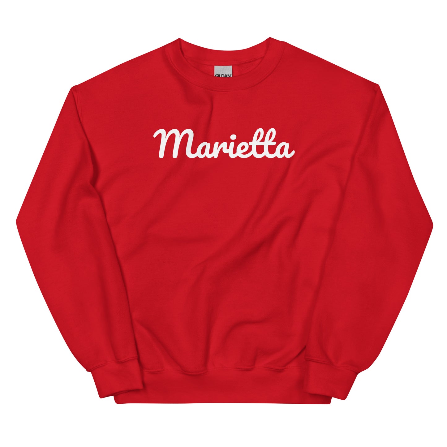 Marietta Ohio Solo Script Crewneck Unisex Sweatshirt