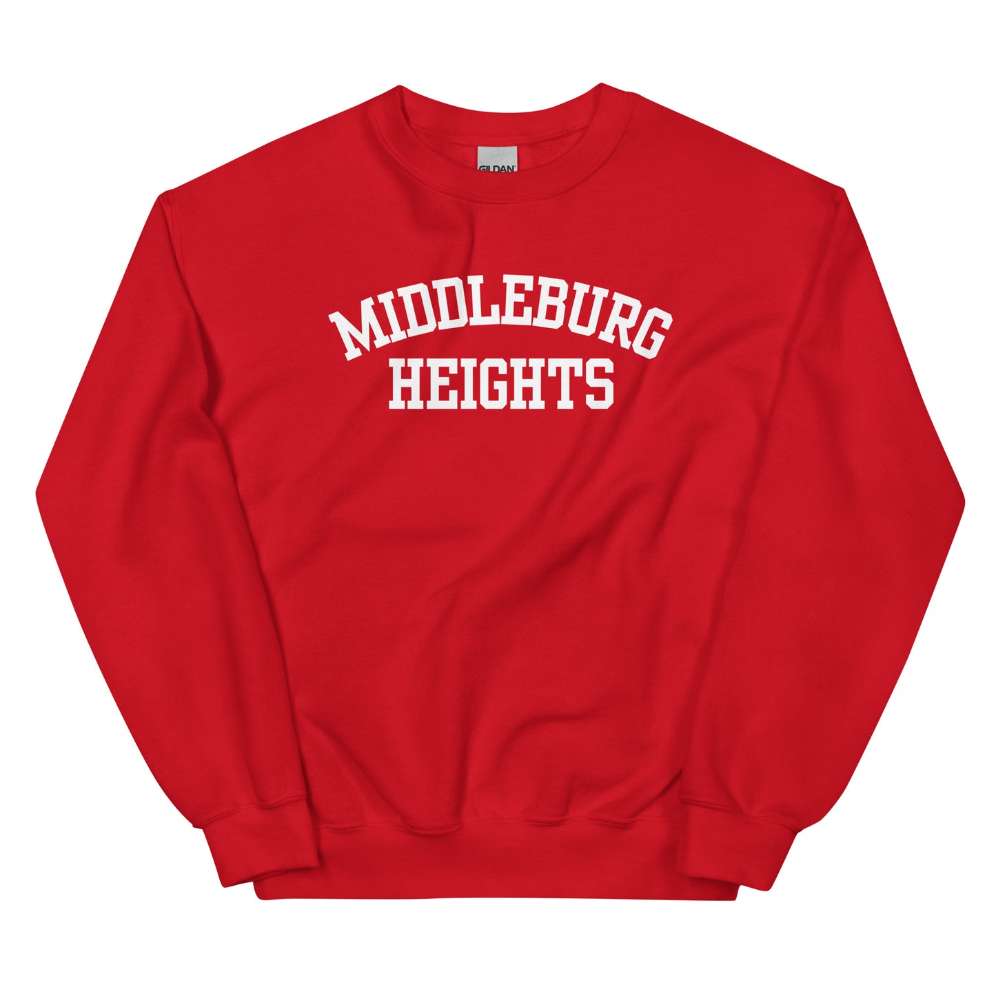 Middleburg Heights Ohio Block Solo Crewneck Unisex Sweatshirt