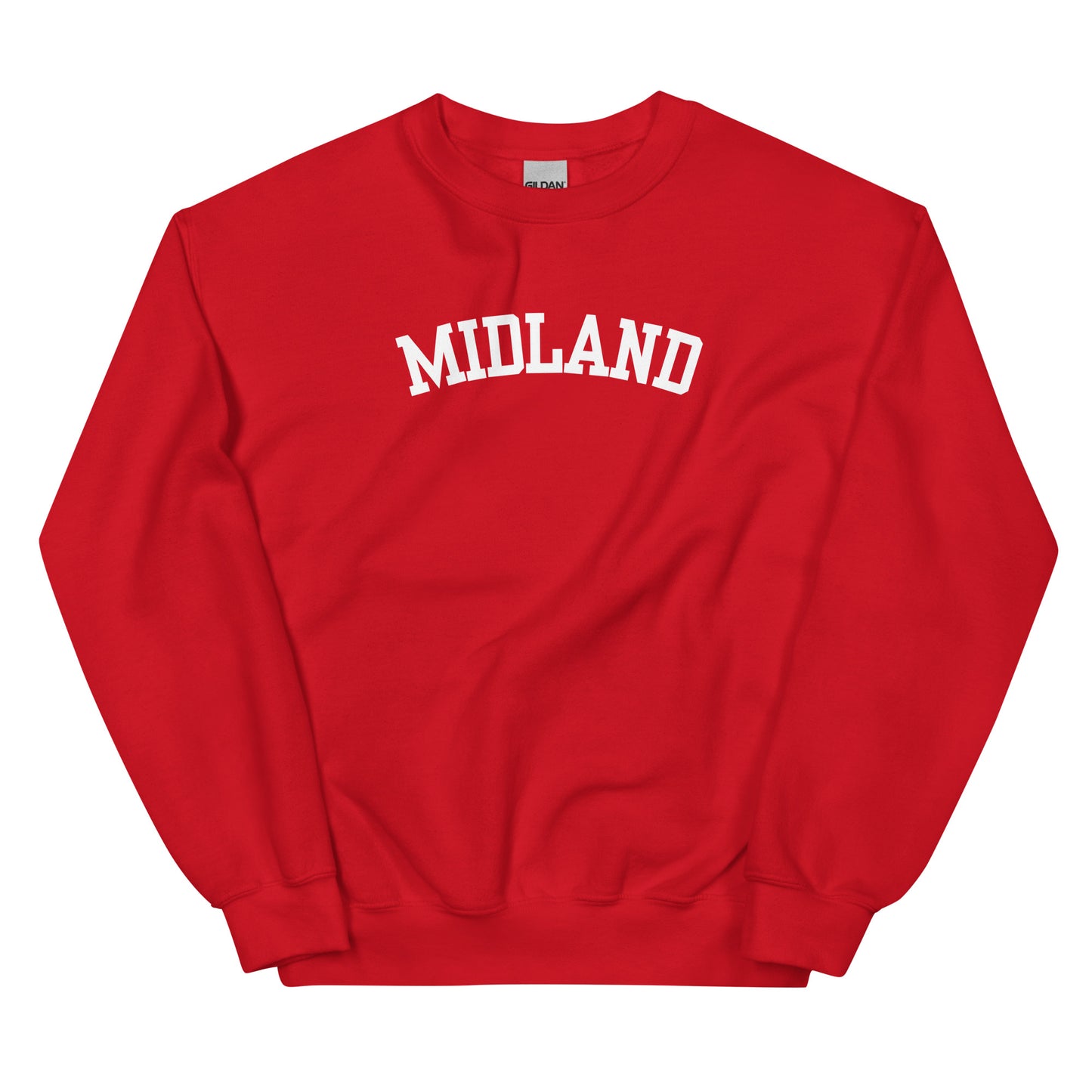 Midland Michigan Block Solo Crewneck Unisex Sweatshirt